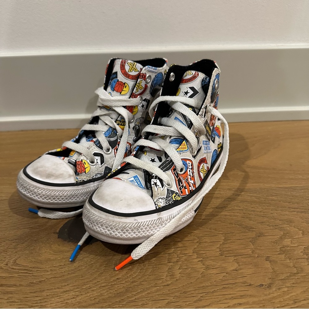 Graphic High-Top Sneakers